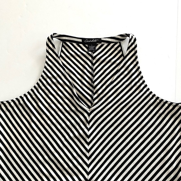 Candalite Stripe Sleeveless Maxi Long Dress Size Large Casual Vacation Resort - Picture 4 of 10